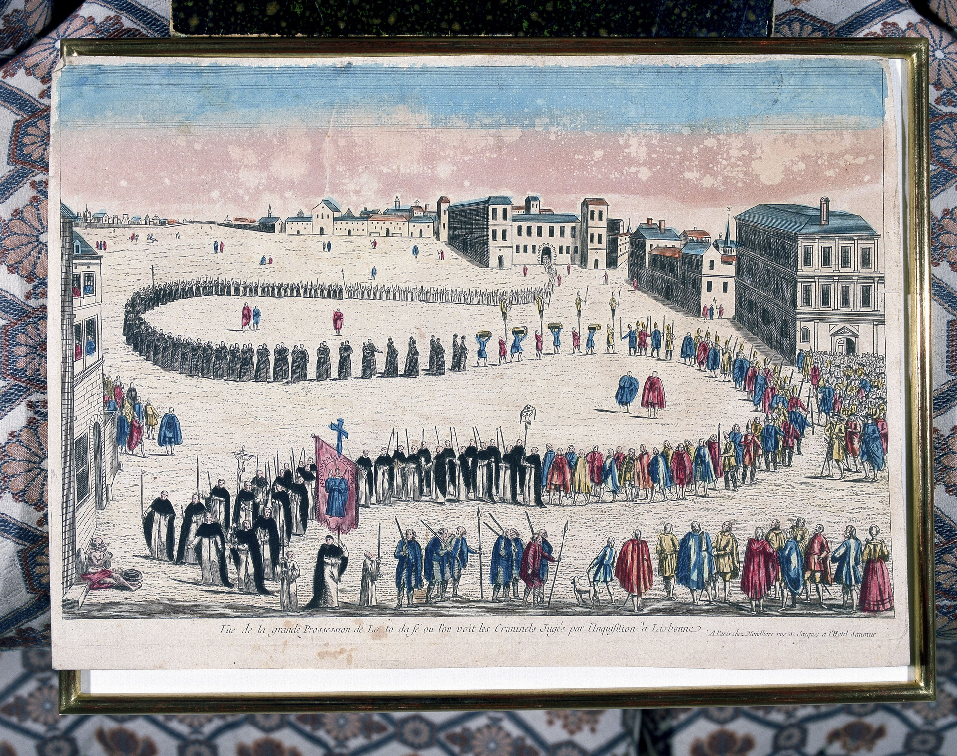 Prozession von Verurteilten aus der Inquisition in Lissabon