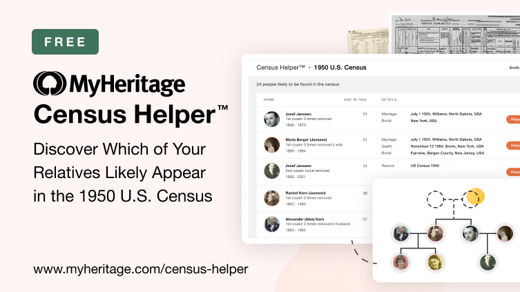 Starten Sie Ihre Forschung zur US-Volkszählung von 1950 mit dem Census Helper™